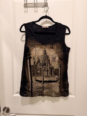 Blue Canyon Clothing Venice Italy Scenic Graphic Size xl